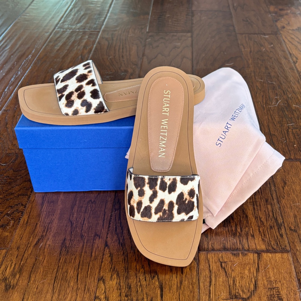 Stuart Weitzman Delilah Slide Sandals NIB